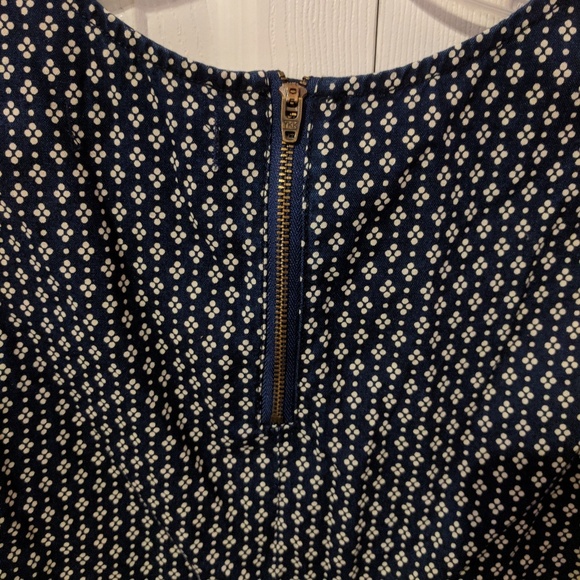 Madewell blue & white patterned tank top - Picture 4 of 5